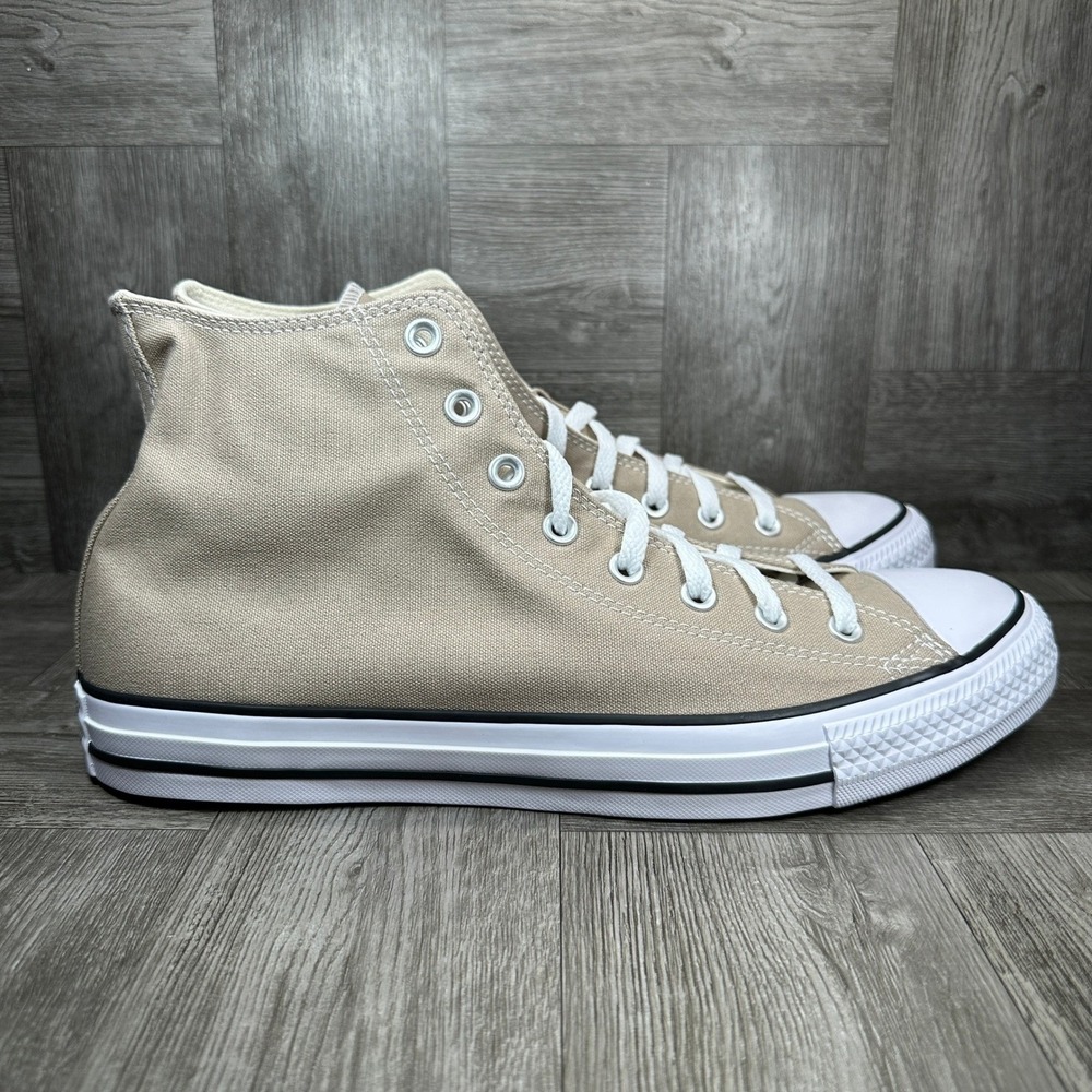 Converse Chuck Taylor All Star Men's 9 Khaki Tan Canvas High Top NEW